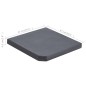 vidaXL Base con peso para sombrilla de granito negro cuadrada 25 kg vidaXL Base con peso para sombrilla de granito negro cuadrada 25 kg