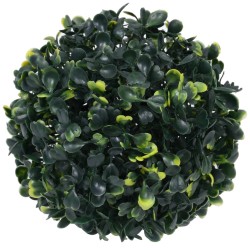 vidaXL Bolas de boj artificial 2 unidades 22 cm
