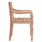 vidaXL Sillas Batavia 2 unidades madera maciza de teca blanqueada vidaXL Sillas Batavia 2 unidades madera maciza de teca blanqueada