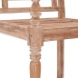 vidaXL Sillas Batavia 2 unidades madera maciza de teca blanqueada vidaXL Sillas Batavia 2 unidades madera maciza de teca blanqueada