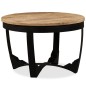 vidaXL Mesa de centro madera maciza de mango sin tratar 60x40 cm vidaXL Mesa de centro madera maciza de mango sin tratar 60x40 cm
