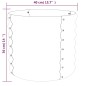 vidaXL Jardinera acero con recubrimiento polvo antracita 40x40x36 cm vidaXL Jardinera acero con recubrimiento polvo antracita 40x40x36 cm