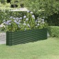 vidaXL Jardinera arriate acero recubrimiento polvo verde 260x40x68 cm vidaXL Jardinera arriate acero recubrimiento polvo verde 260x40x68 cm