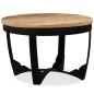 vidaXL Mesa de centro madera maciza de mango sin tratar 60x40 cm vidaXL Mesa de centro madera maciza de mango sin tratar 60x40 cm