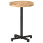 vidaXL Mesa de bistró redonda madera de mango rugosa Ø50x75 cm vidaXL Mesa de bistró redonda madera de mango rugosa Ø50x75 cm