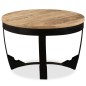 vidaXL Mesa de centro madera maciza de mango sin tratar 60x40 cm vidaXL Mesa de centro madera maciza de mango sin tratar 60x40 cm