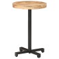 vidaXL Mesa de bistró redonda madera de mango rugosa Ø50x75 cm vidaXL Mesa de bistró redonda madera de mango rugosa Ø50x75 cm