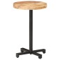 vidaXL Mesa de bistró redonda madera de mango rugosa Ø50x75 cm vidaXL Mesa de bistró redonda madera de mango rugosa Ø50x75 cm