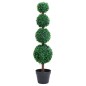 vidaXL Planta de boj artificial forma de bola con maceta verde 90 cm vidaXL Planta de boj artificial forma de bola con maceta verde 90 cm