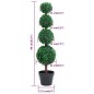 vidaXL Planta de boj artificial forma de bola con maceta verde 90 cm vidaXL Planta de boj artificial forma de bola con maceta verde 90 cm