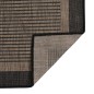 vidaXL Alfombra de exterior de tejido plano marrón oscuro 80x150 cm vidaXL Alfombra de exterior de tejido plano marrón oscuro 80x150 cm