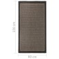vidaXL Alfombra de exterior de tejido plano marrón oscuro 80x150 cm vidaXL Alfombra de exterior de tejido plano marrón oscuro 80x150 cm