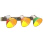 vidaXL Lámpara de pared industrial multicolor E27 65x25 cm vidaXL Lámpara de pared industrial multicolor E27 65x25 cm