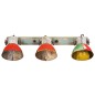 vidaXL Lámpara de pared industrial multicolor E27 65x25 cm vidaXL Lámpara de pared industrial multicolor E27 65x25 cm