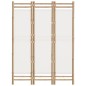 vidaXL Biombo plegable de 3 paneles bambú y lona 120 cm vidaXL Biombo plegable de 3 paneles bambú y lona 120 cm