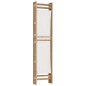 vidaXL Biombo plegable de 3 paneles bambú y lona 120 cm vidaXL Biombo plegable de 3 paneles bambú y lona 120 cm