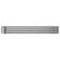 vidaXL Jardinera arriate acero recubrimiento polvo plata 296x80x36 cm vidaXL Jardinera arriate acero recubrimiento polvo plata 296x80x36 cm