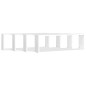 vidaXL Estantes cubo de pared 4 uds contrachapado blanco 80x15x26,5 cm vidaXL Estantes cubo de pared 4 uds contrachapado blanco 80x15x26,5 cm