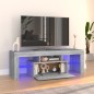 vidaXL Mueble de TV con luces LED gris Sonoma 120x35x40 cm vidaXL Mueble de TV con luces LED gris Sonoma 120x35x40 cm
