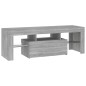 vidaXL Mueble de TV con luces LED gris Sonoma 120x35x40 cm vidaXL Mueble de TV con luces LED gris Sonoma 120x35x40 cm