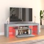vidaXL Mueble de TV con luces LED gris Sonoma 120x35x40 cm vidaXL Mueble de TV con luces LED gris Sonoma 120x35x40 cm
