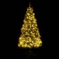 vidaXL Árbol de Navidad con luces y piñas PVC PE verde 225 cm vidaXL Árbol de Navidad con luces y piñas PVC PE verde 225 cm