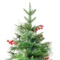 vidaXL Árbol de Navidad con luces y piñas PVC PE verde 225 cm vidaXL Árbol de Navidad con luces y piñas PVC PE verde 225 cm