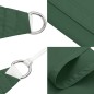 vidaXL Toldo de vela rectangular tela Oxford verde oscuro 3x4 m vidaXL Toldo de vela rectangular tela Oxford verde oscuro 3x4 m