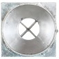 vidaXL Picas de tierra 6 unidades acero galvanizado plateado 8x61 cm vidaXL Picas de tierra 6 unidades acero galvanizado plateado 8x61 cm