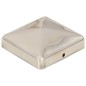 vidaXL Tapas piramidales postes valla 6 uds acero inoxidable 71x71 mm vidaXL Tapas piramidales postes valla 6 uds acero inoxidable 71x71 mm