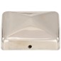 vidaXL Tapas piramidales postes valla 6 uds acero inoxidable 71x71 mm vidaXL Tapas piramidales postes valla 6 uds acero inoxidable 71x71 mm