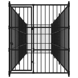 vidaXL Perrera de exterior 450x150x185 cm