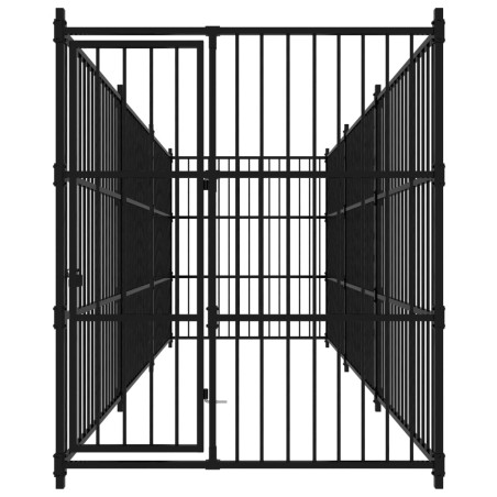 vidaXL Perrera de exterior 450x150x185 cm