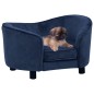 vidaXL Sofá para perros felpa azul 69x49x40 cm vidaXL Sofá para perros felpa azul 69x49x40 cm