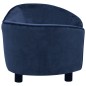 vidaXL Sofá para perros felpa azul 69x49x40 cm vidaXL Sofá para perros felpa azul 69x49x40 cm