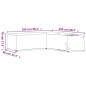vidaXL Funda para muebles de jardín forma de L 16 ojales 250x250x70 cm vidaXL Funda para muebles de jardín forma de L 16 ojales 250x250x70 cm