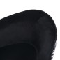 vidaXL Sofá para perros felpa negro 68x38x38 cm vidaXL Sofá para perros felpa negro 68x38x38 cm