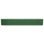 vidaXL Jardinera arriate acero recubrimiento polvo verde 260x40x36 cm vidaXL Jardinera arriate acero recubrimiento polvo verde 260x40x36 cm