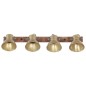 vidaXL Lámpara de pared industrial latón 90x25 cm E27 vidaXL Lámpara de pared industrial latón 90x25 cm E27