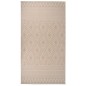 vidaXL Alfombra de exterior de tejido plano rayas marrones 80x150 cm vidaXL Alfombra de exterior de tejido plano rayas marrones 80x150 cm