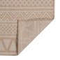 vidaXL Alfombra de exterior de tejido plano rayas marrones 80x150 cm vidaXL Alfombra de exterior de tejido plano rayas marrones 80x150 cm