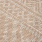 vidaXL Alfombra de exterior de tejido plano rayas marrones 80x150 cm vidaXL Alfombra de exterior de tejido plano rayas marrones 80x150 cm