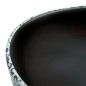 vidaXL Lavabo sobre encimera ovalado cerámica negro y azul 47x33x13 cm vidaXL Lavabo sobre encimera ovalado cerámica negro y azul 47x33x13 cm