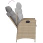 vidaXL Set comedor de jardín 9 pzas con cojines ratán sintético beige vidaXL Set comedor de jardín 9 pzas con cojines ratán sintético beige