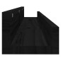 vidaXL Estantes de pared 2 uds madera maciza de pino negro 110x12x9 cm vidaXL Estantes de pared 2 uds madera maciza de pino negro 110x12x9 cm
