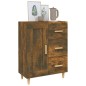 vidaXL Aparador madera contrachapada color roble ahumado 69,5x34x90 cm vidaXL Aparador madera contrachapada color roble ahumado 69,5x34x90 cm