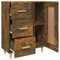 vidaXL Aparador madera contrachapada color roble ahumado 69,5x34x90 cm vidaXL Aparador madera contrachapada color roble ahumado 69,5x34x90 cm