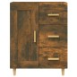 vidaXL Aparador madera contrachapada color roble ahumado 69,5x34x90 cm vidaXL Aparador madera contrachapada color roble ahumado 69,5x34x90 cm