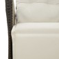 vidaXL Sillones reclinables jardín con reposapiés 2 uds ratán PE negro vidaXL Sillones reclinables jardín con reposapiés 2 uds ratán PE negro