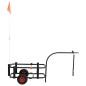 vidaXL Carrito de pesca de acero negro vidaXL Carrito de pesca de acero negro